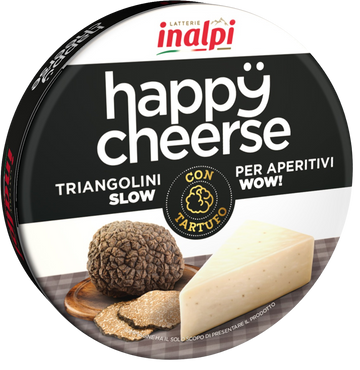 INALPI – Processed Cream Cheese Portions with Black Truffle - 8 triangles/pack
